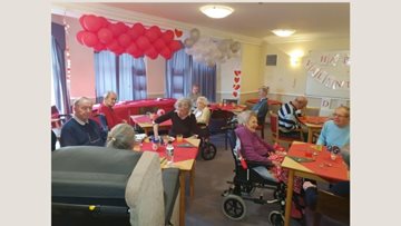Love is in the air for London care home Residents